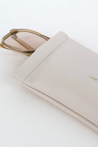 Lustre & Sage Giselle clear grey oversized square aviator sunglasses with smoke lenses