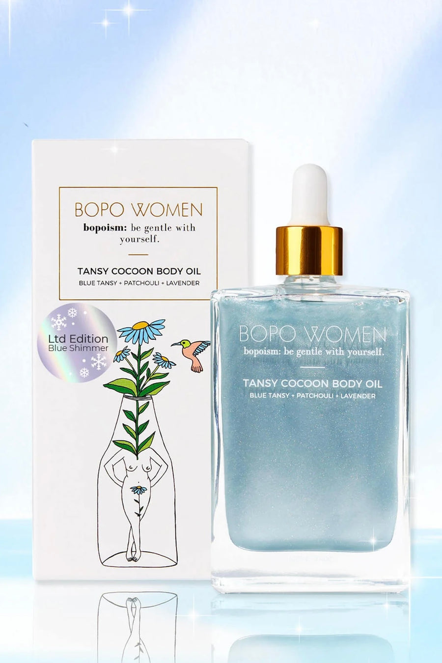 TANSY COCOON BODY OIL BLUE SHIMMER