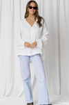 LOVE LILY | SHILOH MUSLIN COTTON BLOUSE WHITE | Bohemian Love Runway