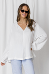 LOVE LILY | SHILOH MUSLIN COTTON BLOUSE WHITE | Bohemian Love Runway