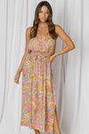  LOVE LILY THE LABEL | TALLIE PAISLEY DRESS PASTEL | Bohemian Love Runway