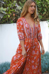 DREAMCATCHER | JAYLAH HALF SLEEVE MAXI DRESS | Bohemian Love Runway