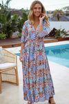 DREAMCATCHER | CRYSTAL V-NECK MAXI DRESS | Bohemian Love Runway