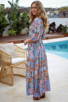 DREAMCATCHER | CRYSTAL V-NECK MAXI DRESS | Bohemian Love Runway