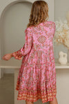 DREAMCATCHER | EDEN THREE QUARTER SLEEVE MINI DRESS | Bohemian Love Runway
