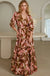 FLORENCE HALF SLEEVE MAXI DRESS