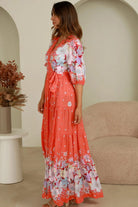  DREAMCATCHER | MELODY WRAP MAXI DRESS | Bohemian Love Runway