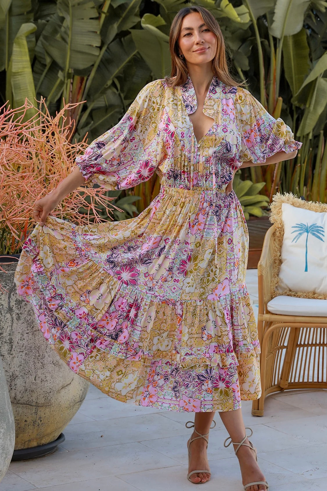  DREAMCATCHER | CARMEN MIDI DRESS | Bohemian Love Runway