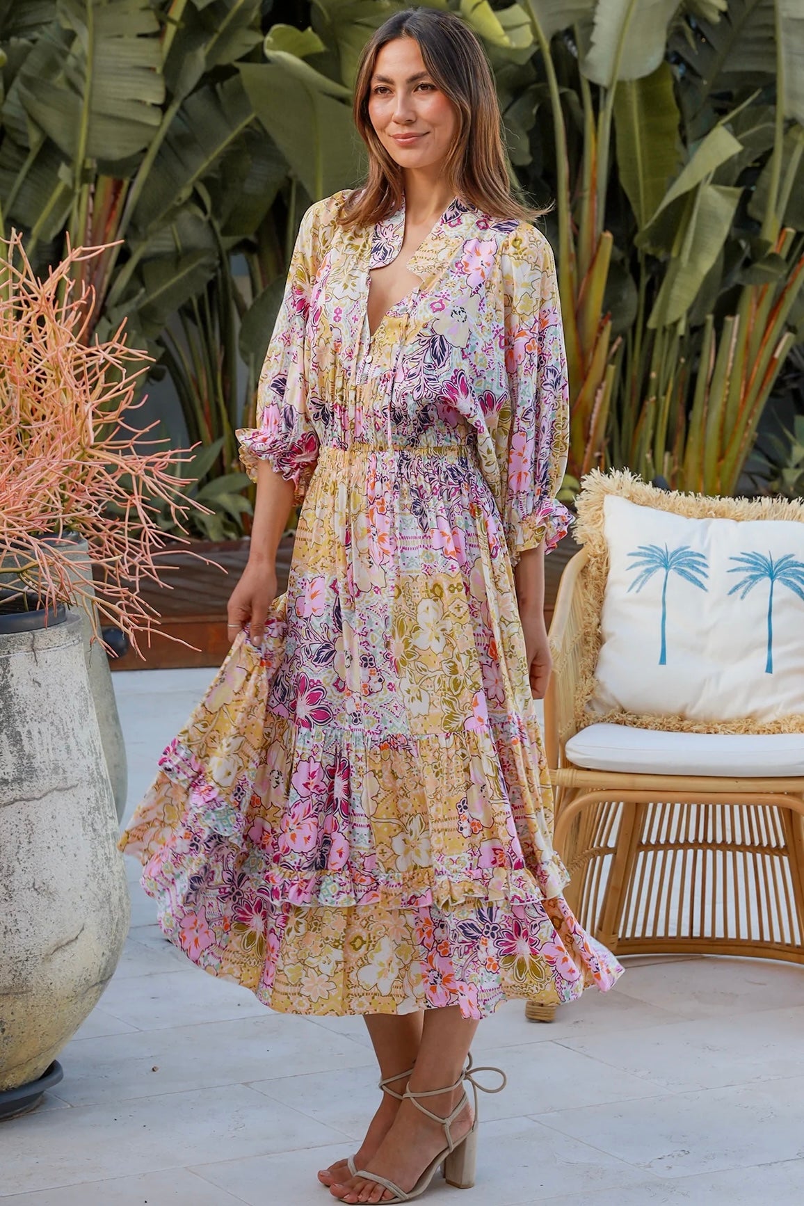  DREAMCATCHER | CARMEN MIDI DRESS | Bohemian Love Runway