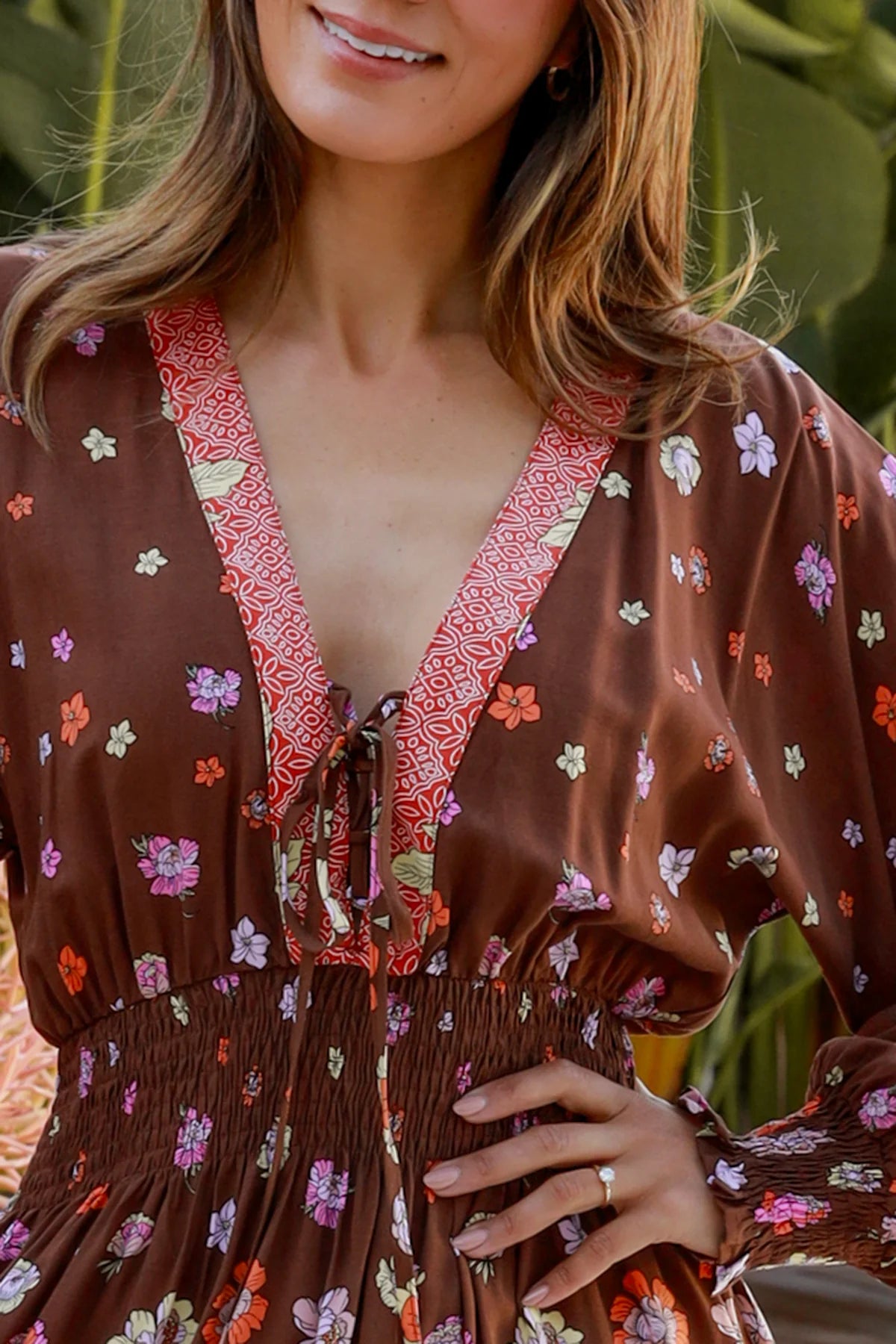  DREAMCATCHER | DAHLIA LONG SLEEVE MINI DRESS | Bohemian Love Runway