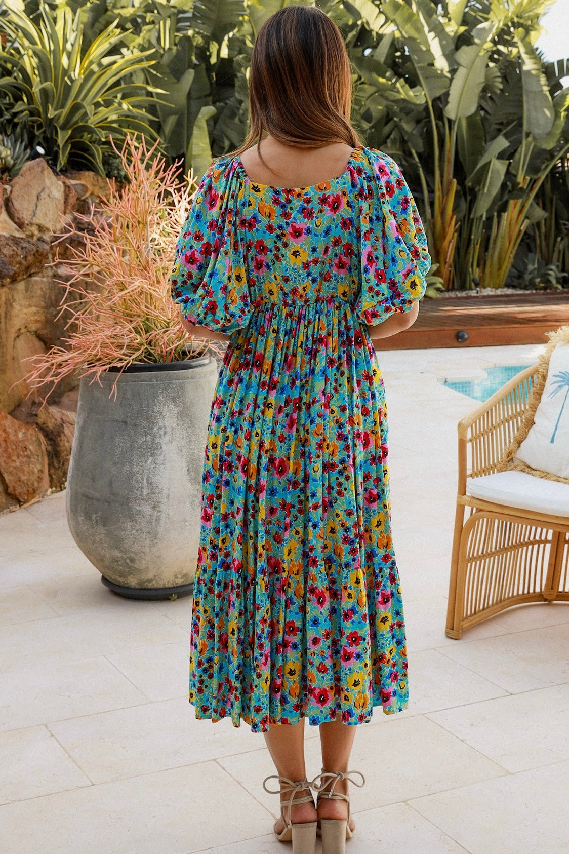  DREAMCATCHER | GARDEN PARTY MIDI DRESS | Bohemian Love Runway