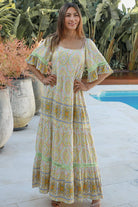  DREAMCATCHER | WILLOW HALF SLEEVE MAXI DRESS | Bohemian Love Runway