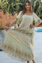  DREAMCATCHER | WILLOW HALF SLEEVE MAXI DRESS | Bohemian Love Runway