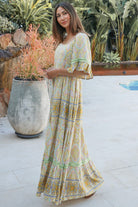  DREAMCATCHER | WILLOW HALF SLEEVE MAXI DRESS | Bohemian Love Runway