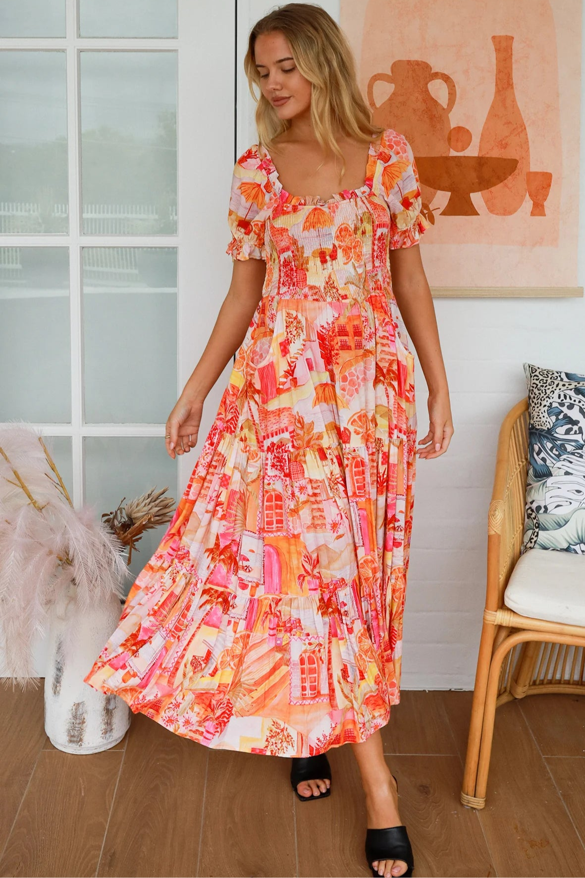  DREAMCATCHER | AMELIA OFF THE SHOULDER MAXI DRESS | Bohemian Love Runway