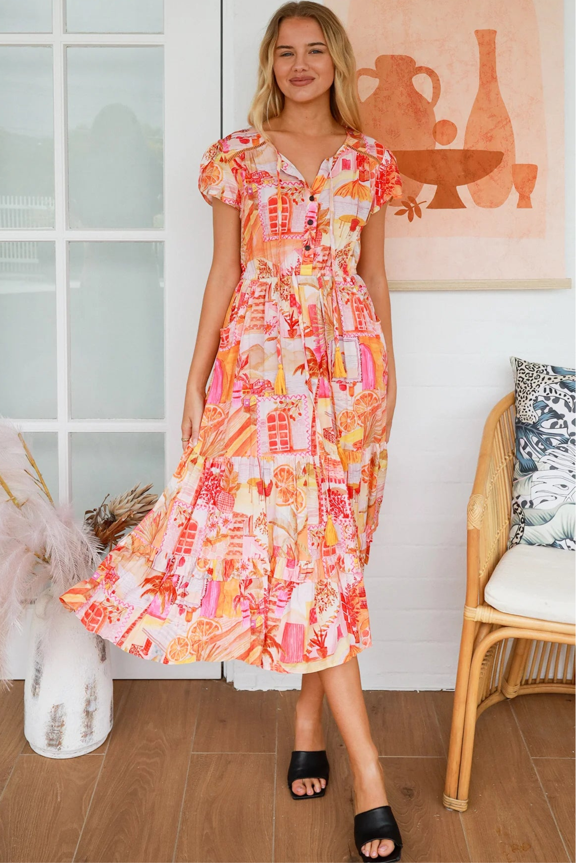  DREAMCATCHER | AMELIA MIDI DRESS | Bohemian Love Runway