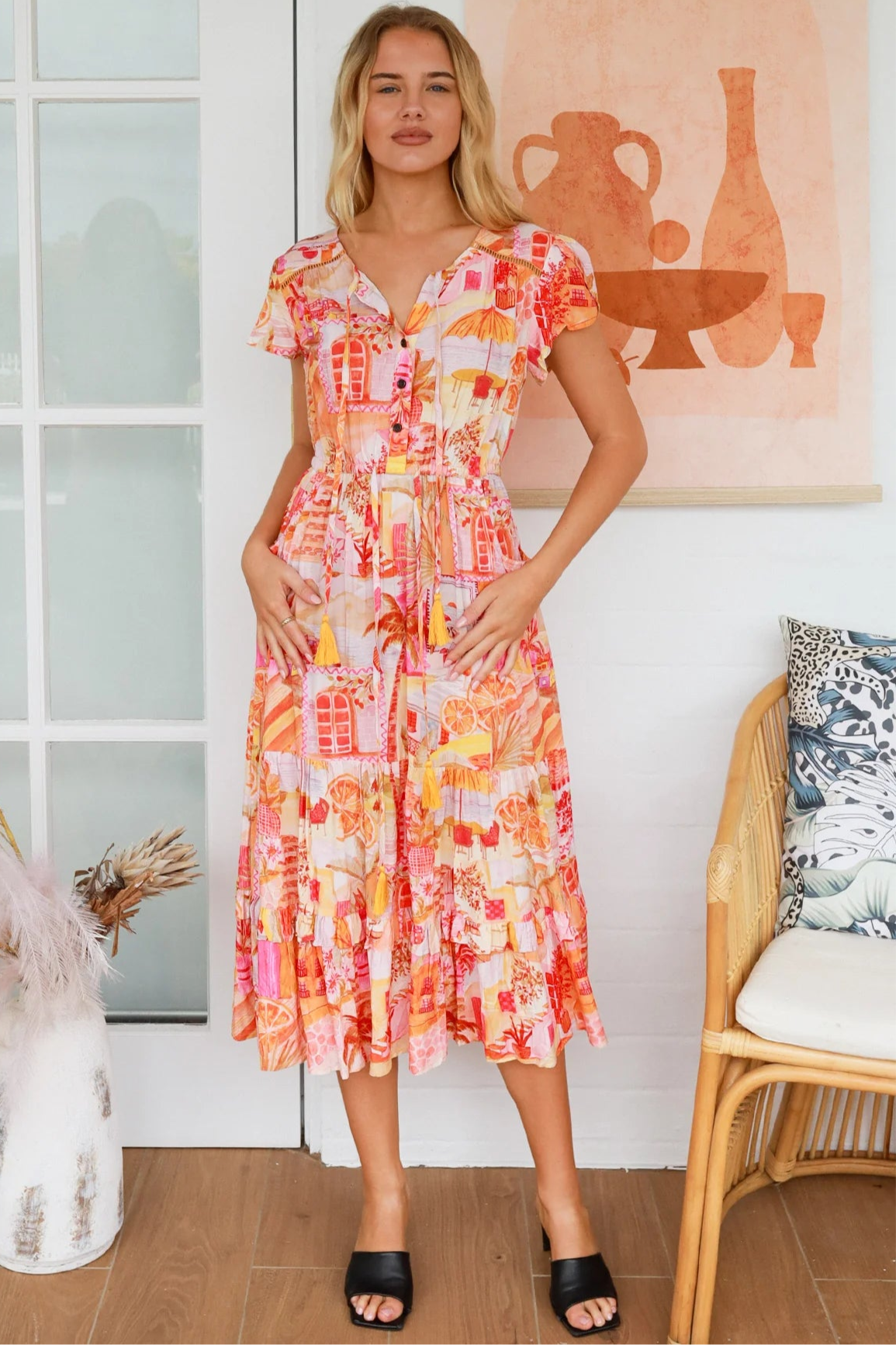  DREAMCATCHER | AMELIA MIDI DRESS | Bohemian Love Runway