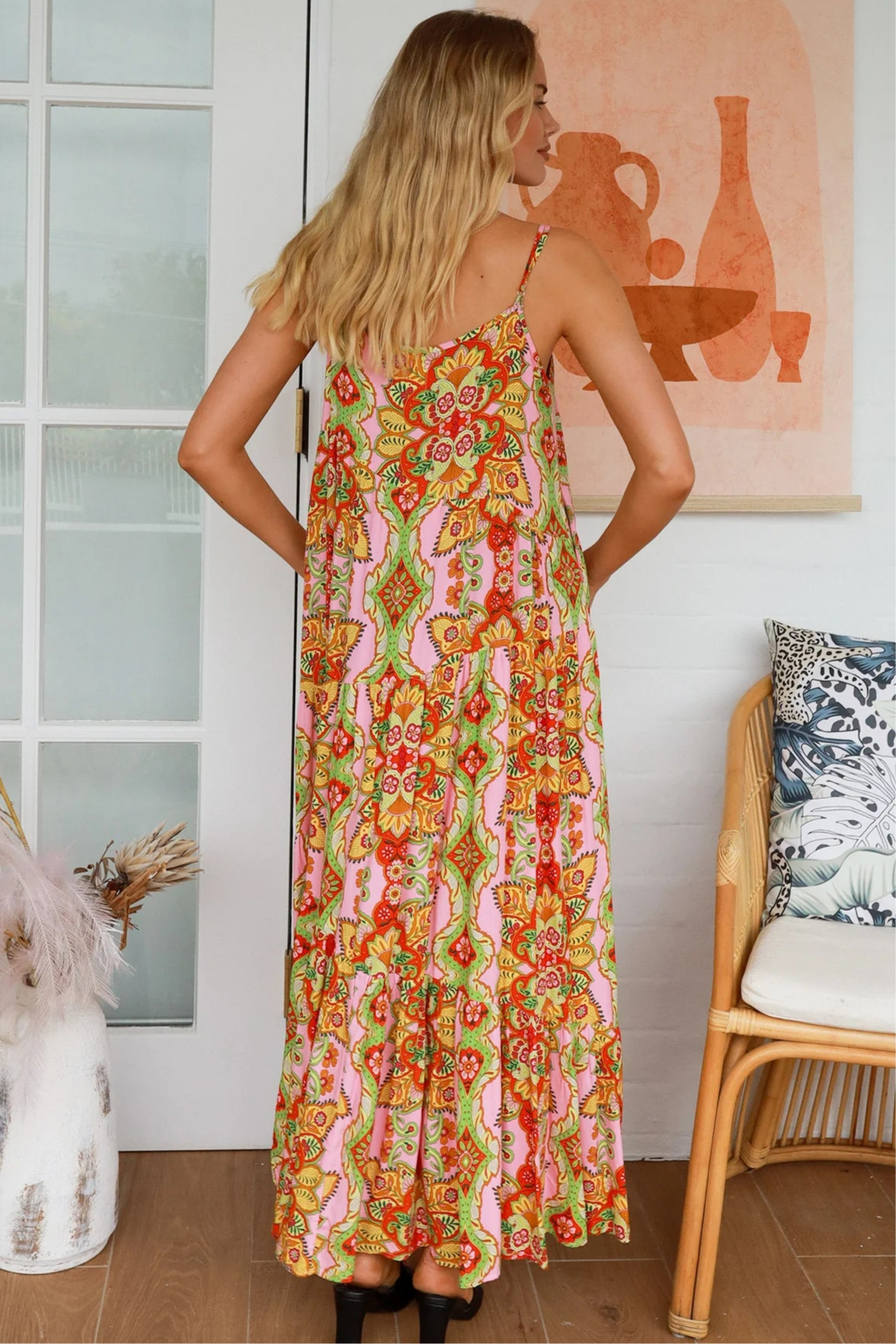  DREAMCATCHER | EVITA SLIP MAXI DRESS | Bohemian Love Runway