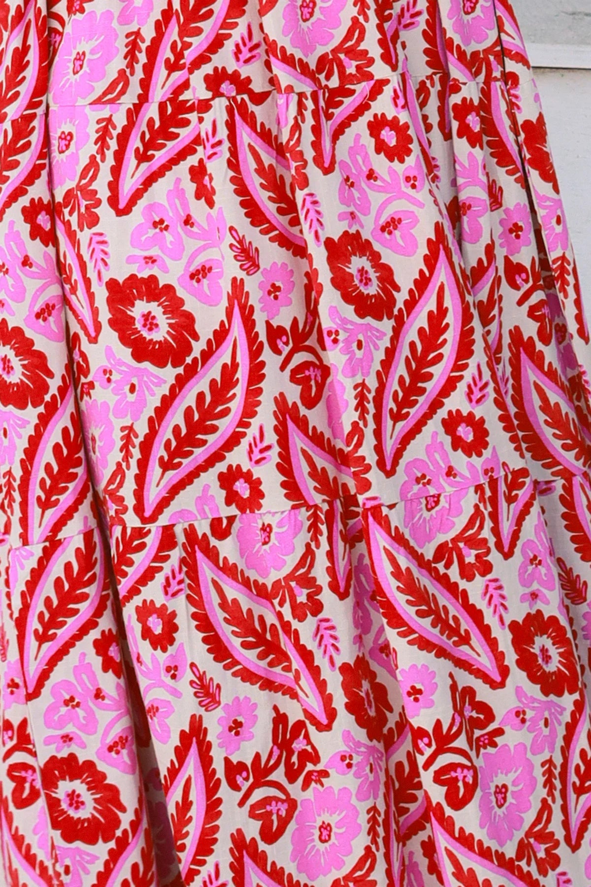  DREAMCATCHER | EVE MIDI DRESS LINEN/RAYON | Bohemian Love Runway