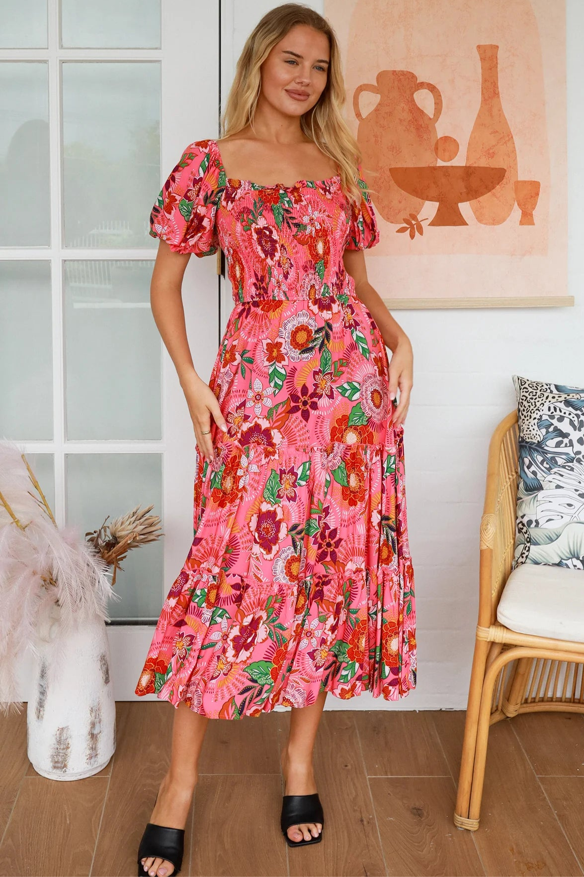  DREAMCATCHER | ISABELLA MIDI DRESS | Bohemian Love Runway