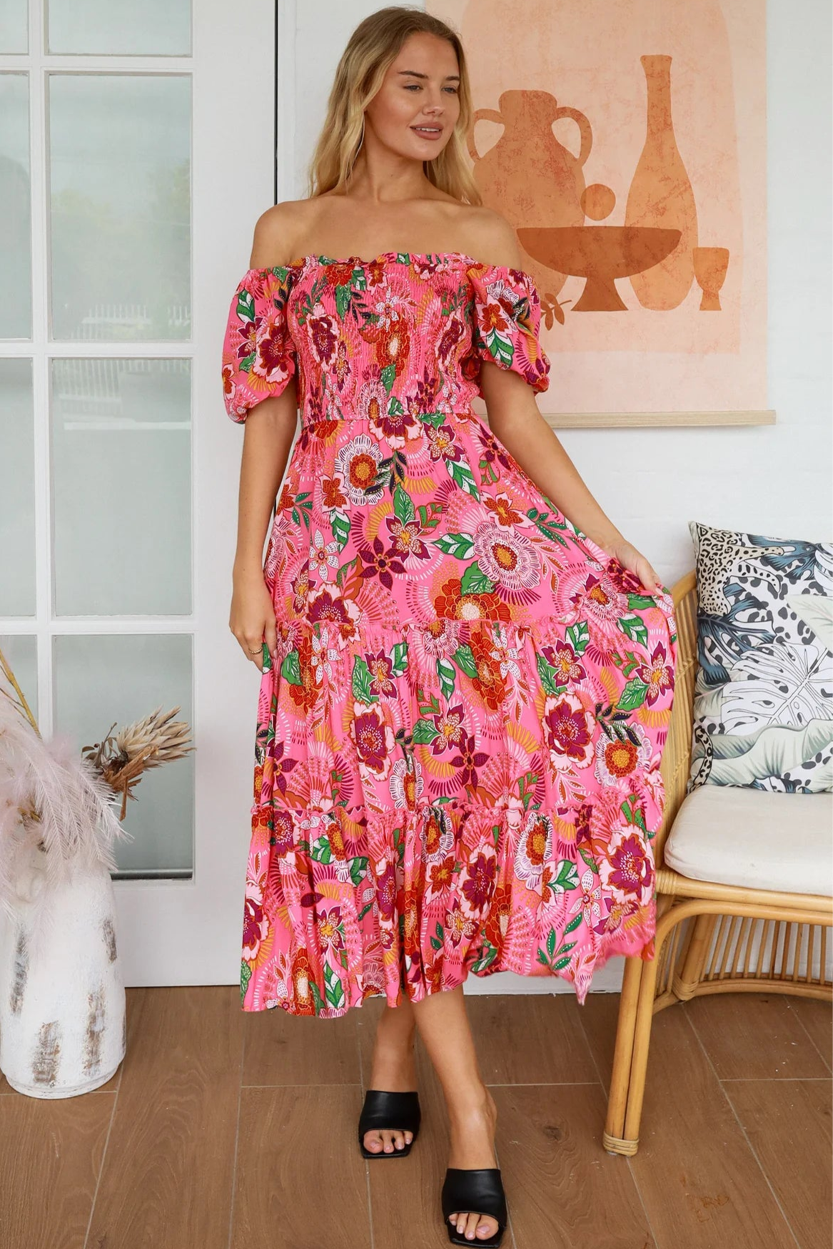  DREAMCATCHER | ISABELLA MIDI DRESS | Bohemian Love Runway