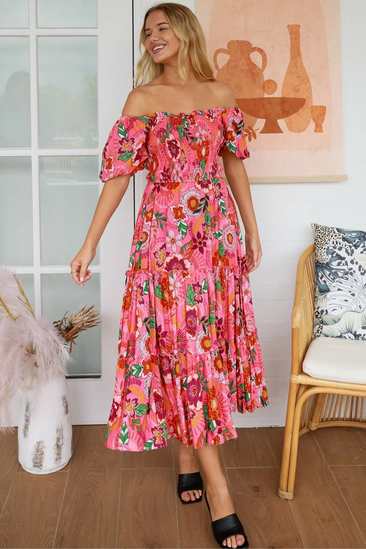  DREAMCATCHER | ISABELLA MIDI DRESS | Bohemian Love Runway