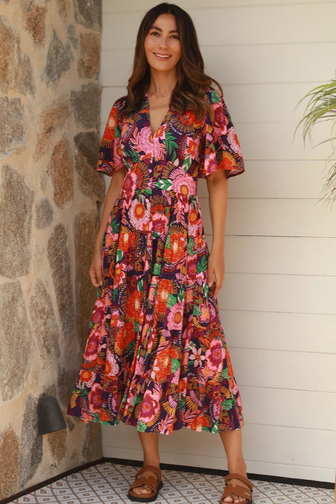  DREAMCATCHER | VIOLET MIDI DRESS | Bohemian Love Runway