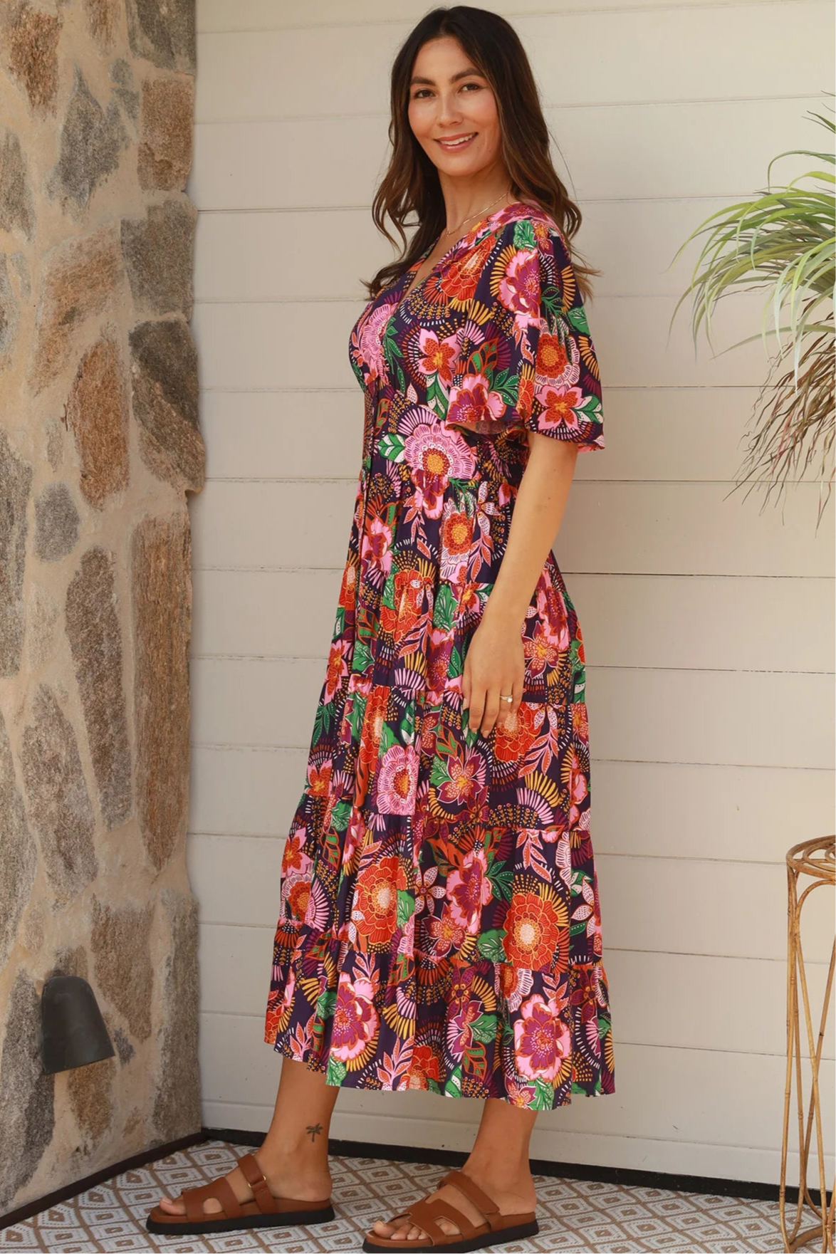  DREAMCATCHER | VIOLET MIDI DRESS | Bohemian Love Runway