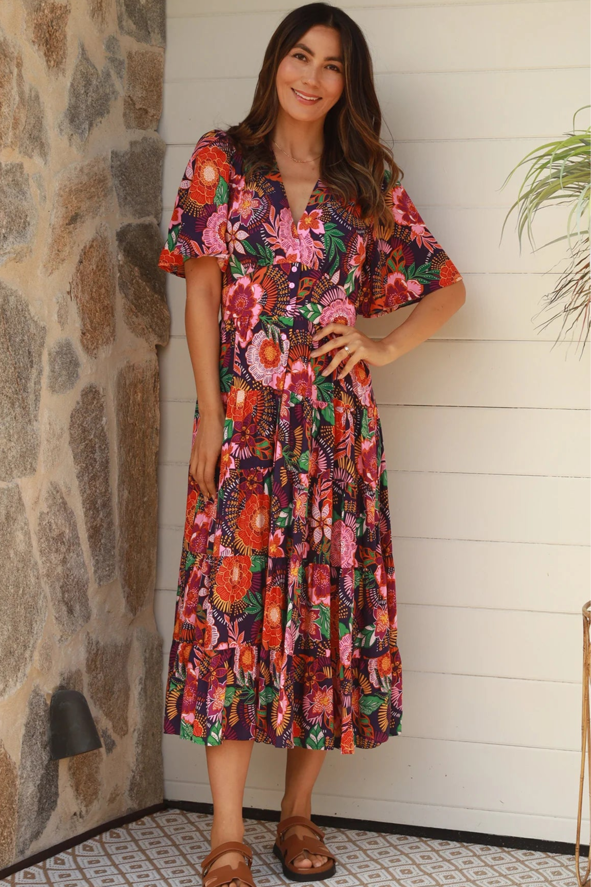  DREAMCATCHER | VIOLET MIDI DRESS | Bohemian Love Runway