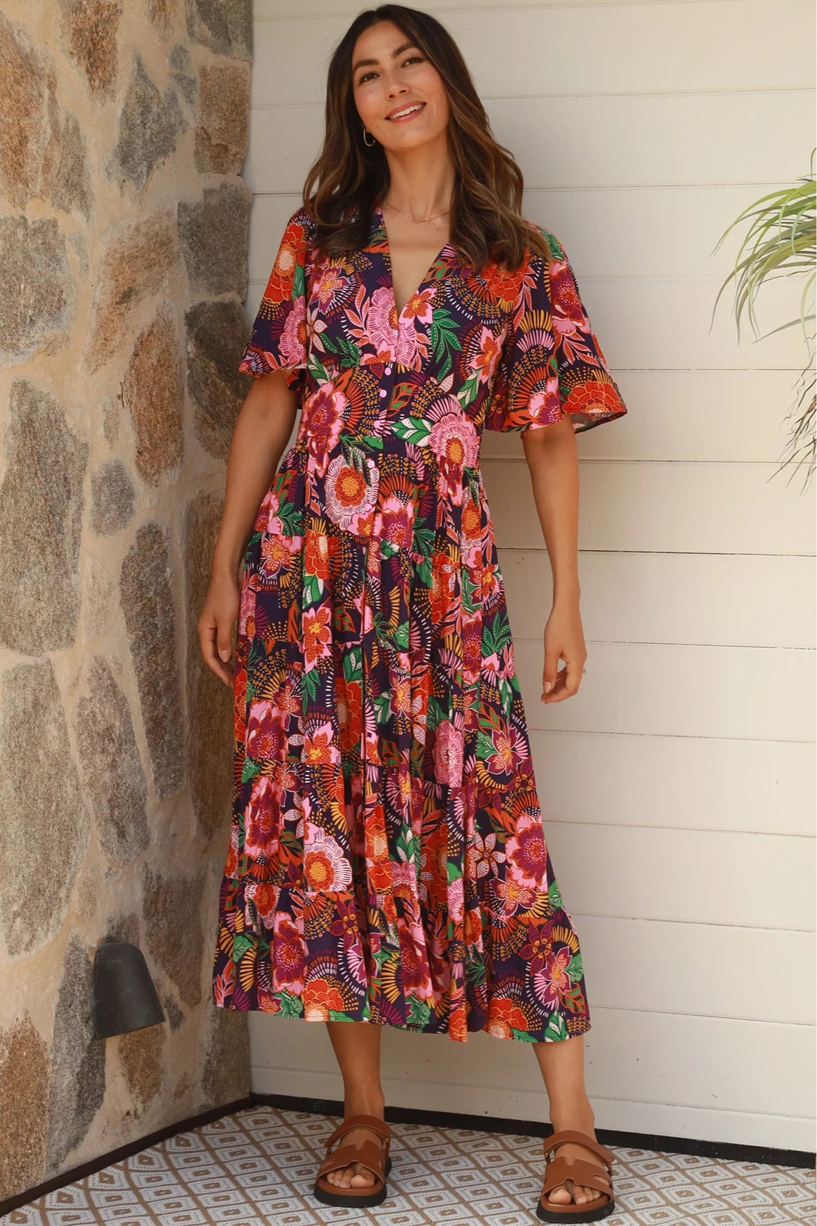  DREAMCATCHER | VIOLET MIDI DRESS | Bohemian Love Runway