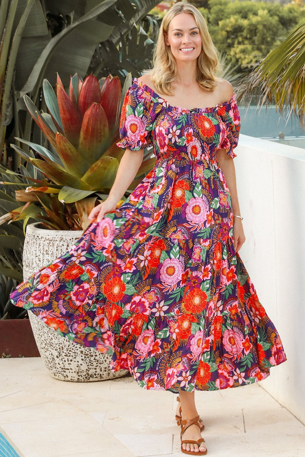 VIOLET MAXI DRESS Bohemian Love Runway