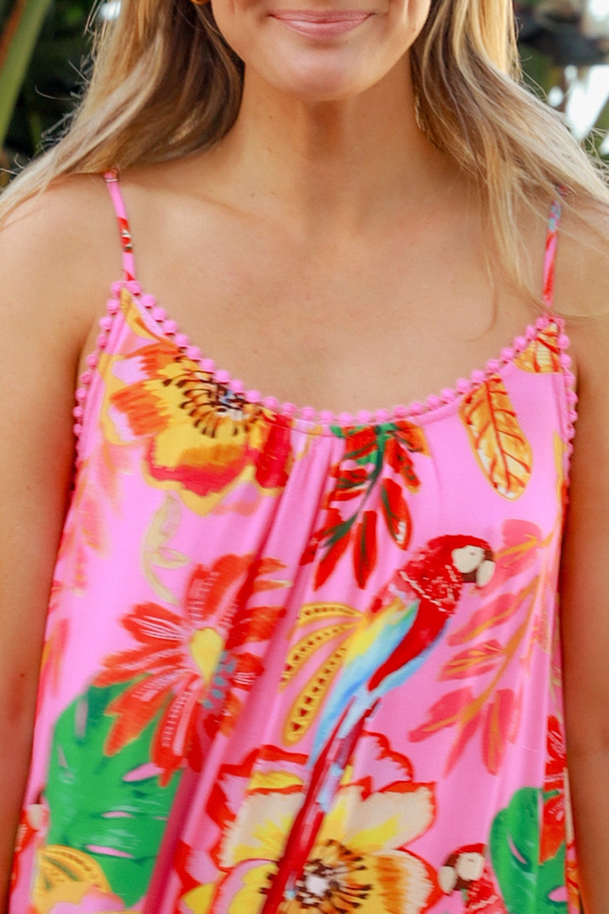  DREAMCATCHER | WILD POPPY SLIP MAXI DRESS PINK | Bohemian Love Runway