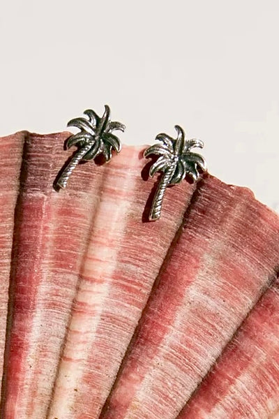 HOBO AND HATCH | PALM STUDS STERLING SILVER | Bohemian Love Runway