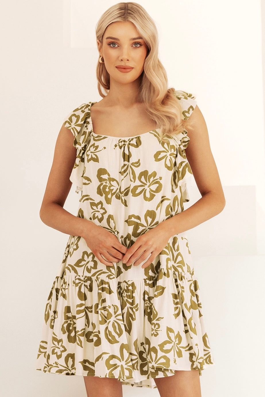 ALOHA SWING MINI DRESS Bohemian Love Runway - Main Image