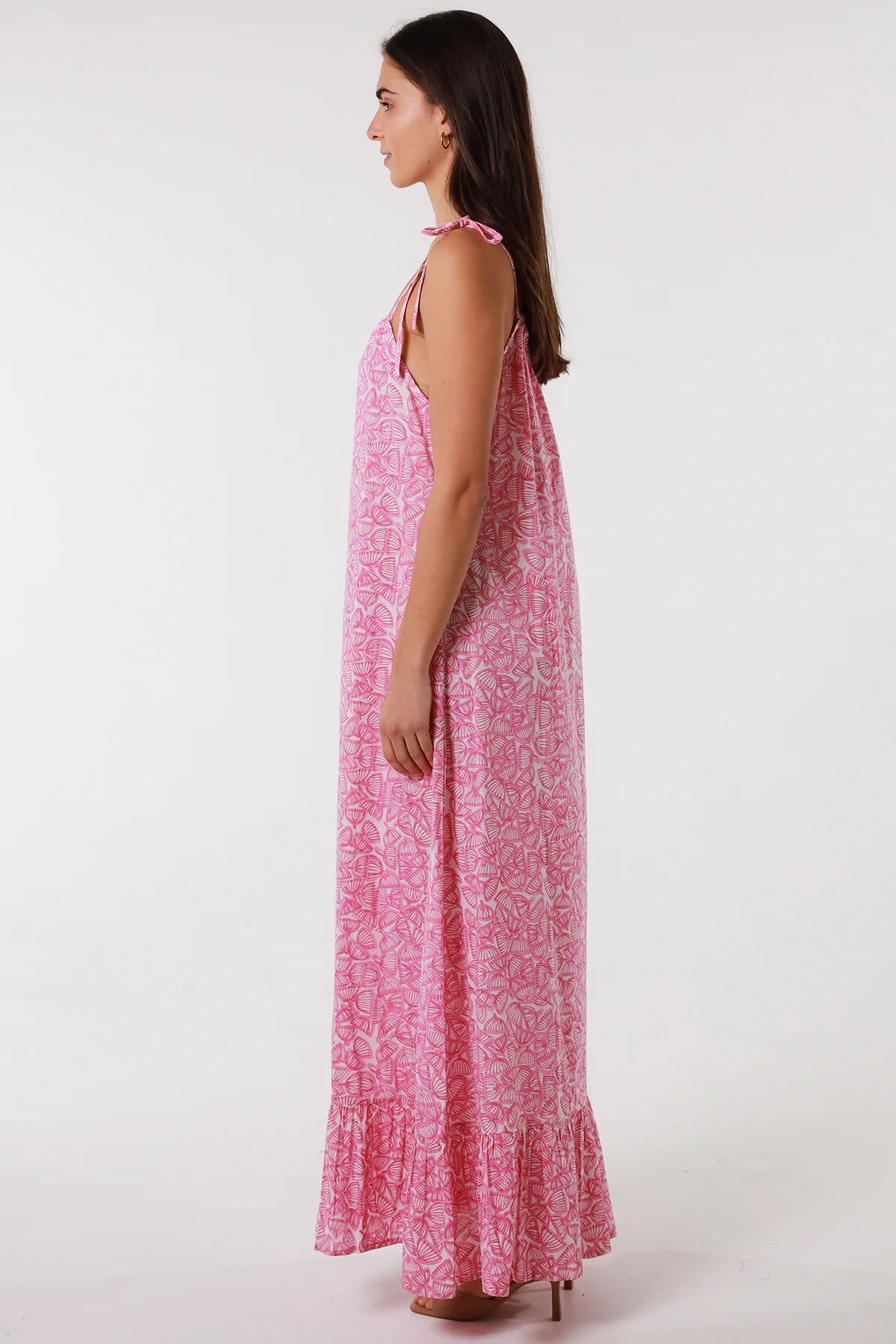  PEACOCK FEATHER | MARLEY COTTON SLIP MAXI DRESS | Bohemian Love Runway