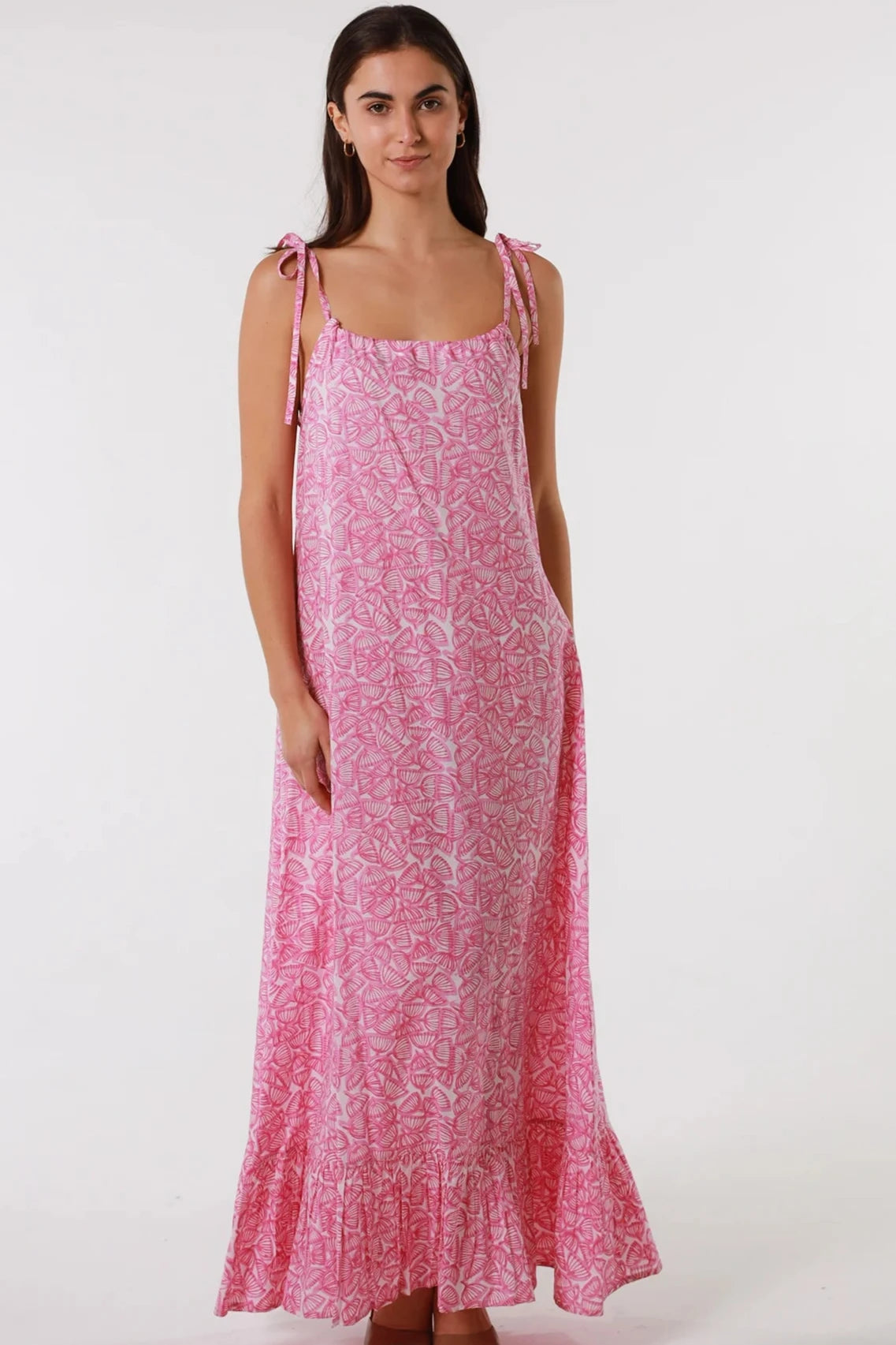  PEACOCK FEATHER | MARLEY COTTON SLIP MAXI DRESS | Bohemian Love Runway