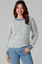  CHARLOTTE THE LABEL | ZIGGY KNIT BLUE | Bohemian Love Runway