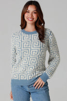  CHARLOTTE THE LABEL | ZIGGY KNIT BLUE | Bohemian Love Runway