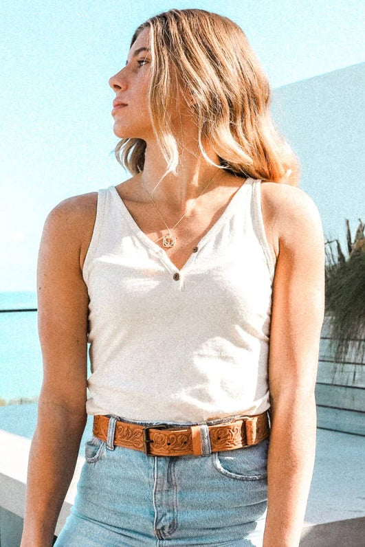  HOBO AND HATCH | ROSA LEATHER BELT CAMEL | Bohemian Love Runway