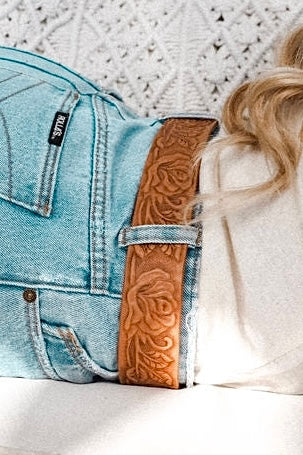  HOBO AND HATCH | ROSA LEATHER BELT CAMEL | Bohemian Love Runway