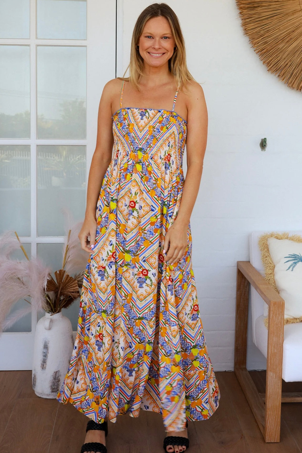 SALTY PALM | CAPRI SLIP MAXI DRESS | Bohemian Love Runway