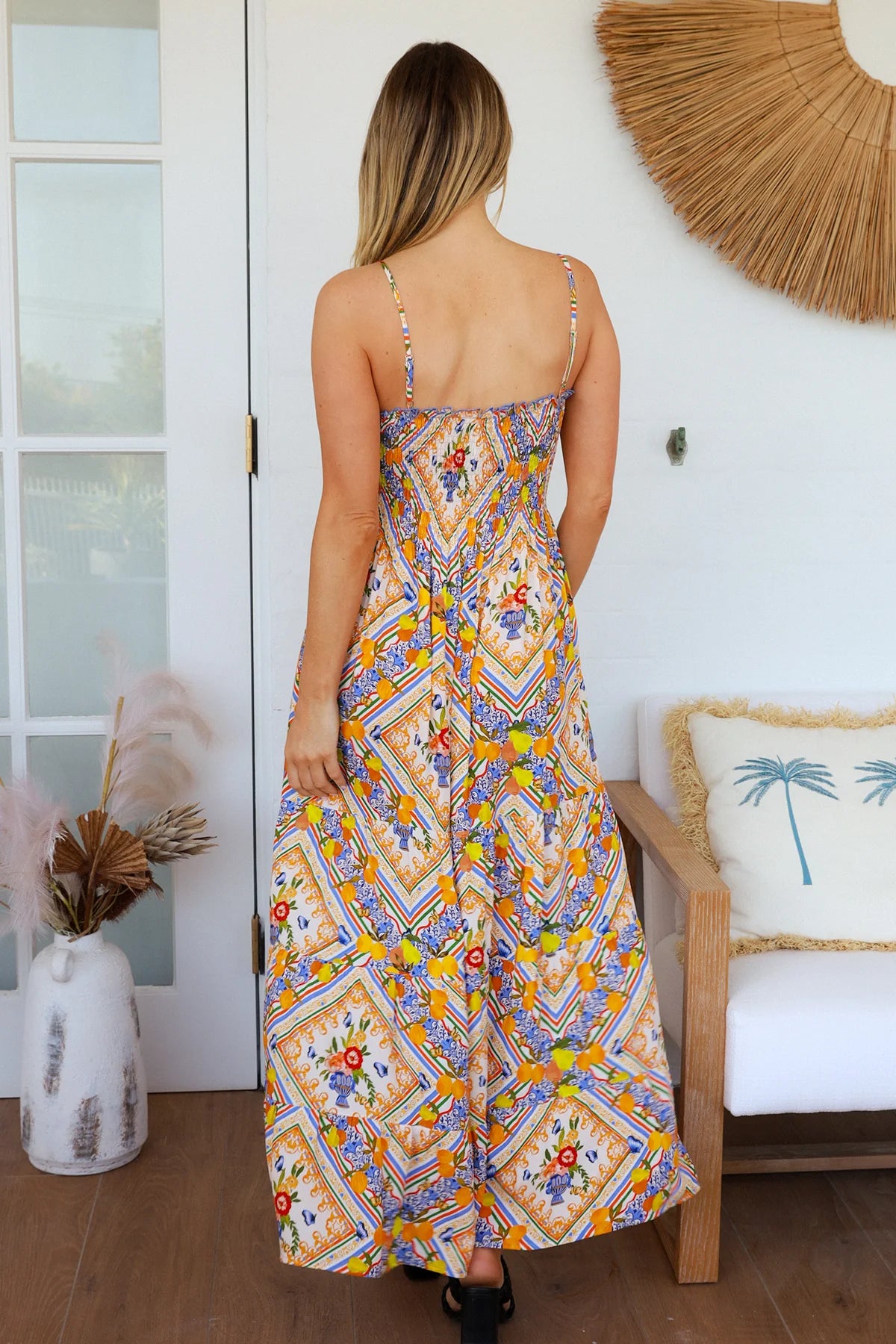  SALTY PALM | CAPRI SLIP MAXI DRESS | Bohemian Love Runway