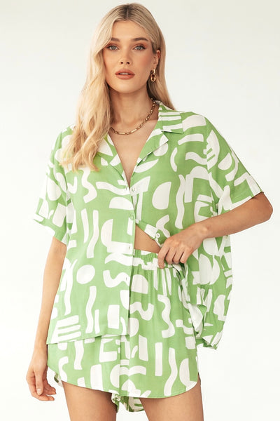 WHITE CLOSET | COCO SHIRT + SHORT SET | Bohemian Love Runway
