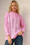 CHARLOTTE THE LABEL | LUELLA KNIT SWEATER PINK | Bohemian Love Runway