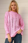 CHARLOTTE THE LABEL | LUELLA KNIT SWEATER PINK | Bohemian Love Runway