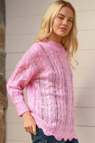  CHARLOTTE THE LABEL | LUELLA KNIT SWEATER PINK | Bohemian Love Runway