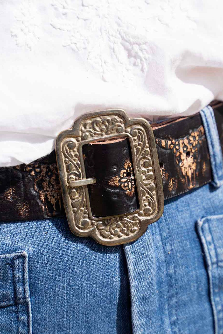  HOUSE OF SKYE | GYPSY TORO LEATHER BELT CHOCOLATE | Bohemian Love Runway