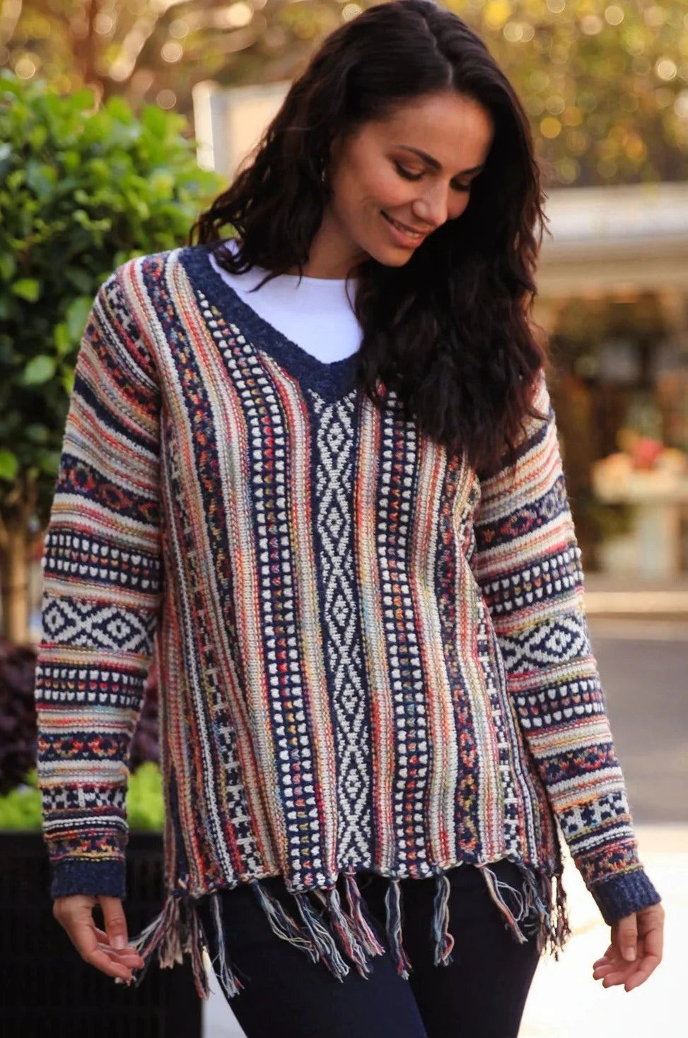  ISABELLA | ESSE FRINGE KNIT SWEATER | Bohemian Love Runway