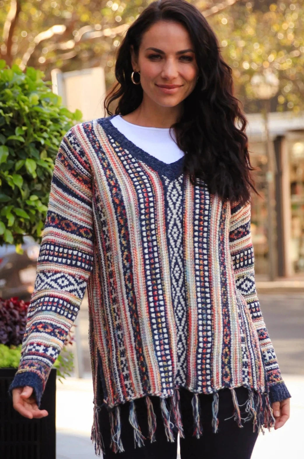  ISABELLA | ESSE FRINGE KNIT SWEATER | Bohemian Love Runway