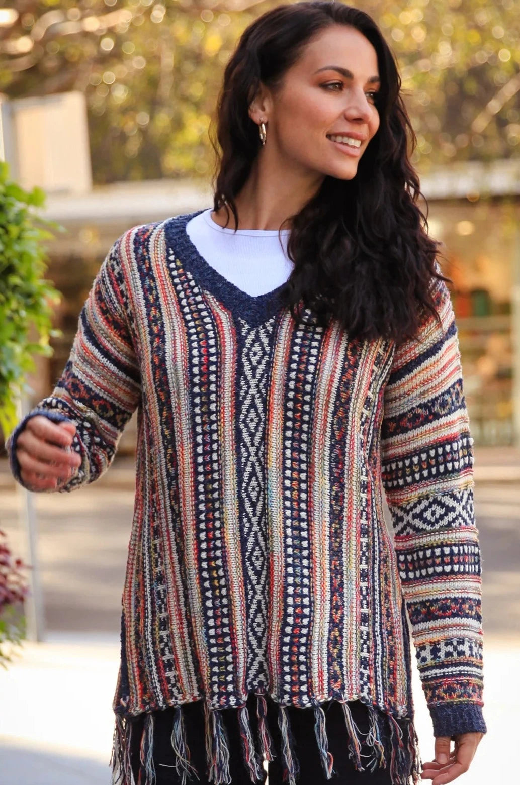  ISABELLA | ESSE FRINGE KNIT SWEATER | Bohemian Love Runway